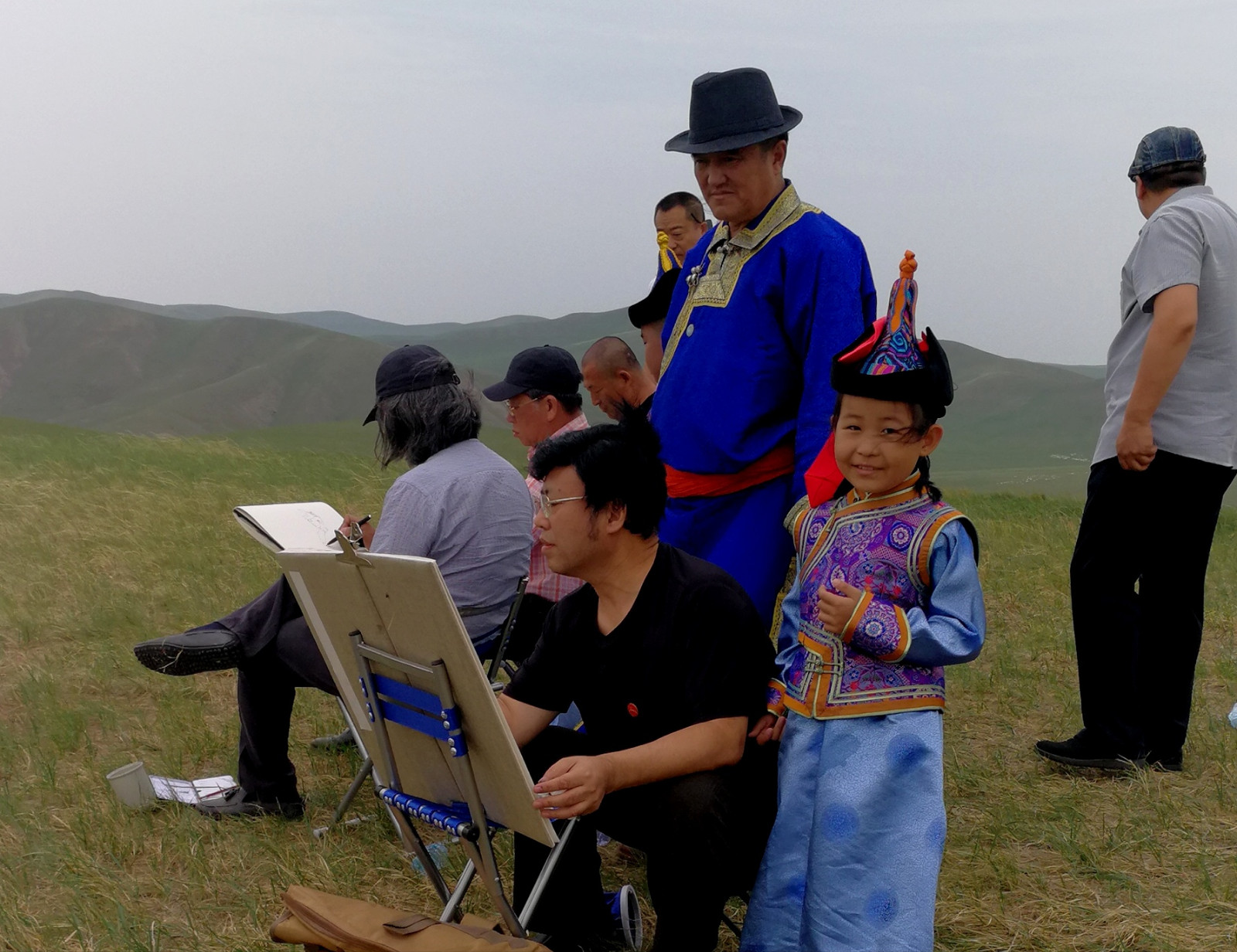 全国政协委员采风写生团走进内蒙——山东画院院长孔维克应邀参加活动