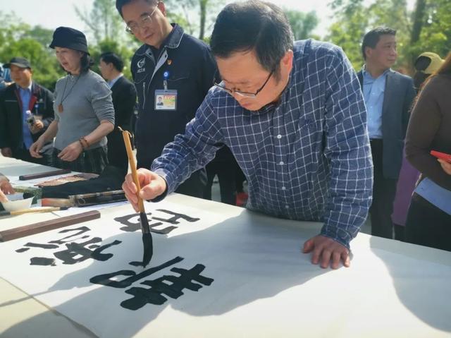 “翰墨新城·抒怀凌云”——书画艺术进成飞活动举行