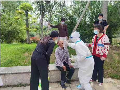 社区暖心救助    防疫一个不少