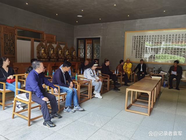 四川省通俗文艺研究会“文企结合走基层  互帮互助谋发展”（2）走进蒲江石象寺