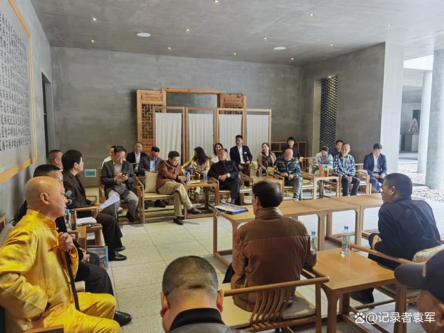 四川省通俗文艺研究会“文企结合走基层  互帮互助谋发展”（2）走进蒲江石象寺