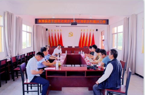 阜南县老观乡河口村乡村振兴调研