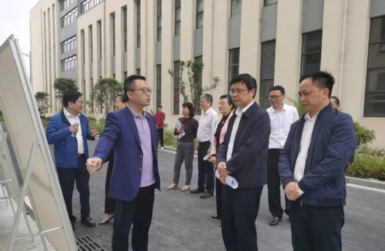 安徽省卫健委副主任吴振宇率队来旌德调研生命健康产业工作  考察海昭生物科技有限公司