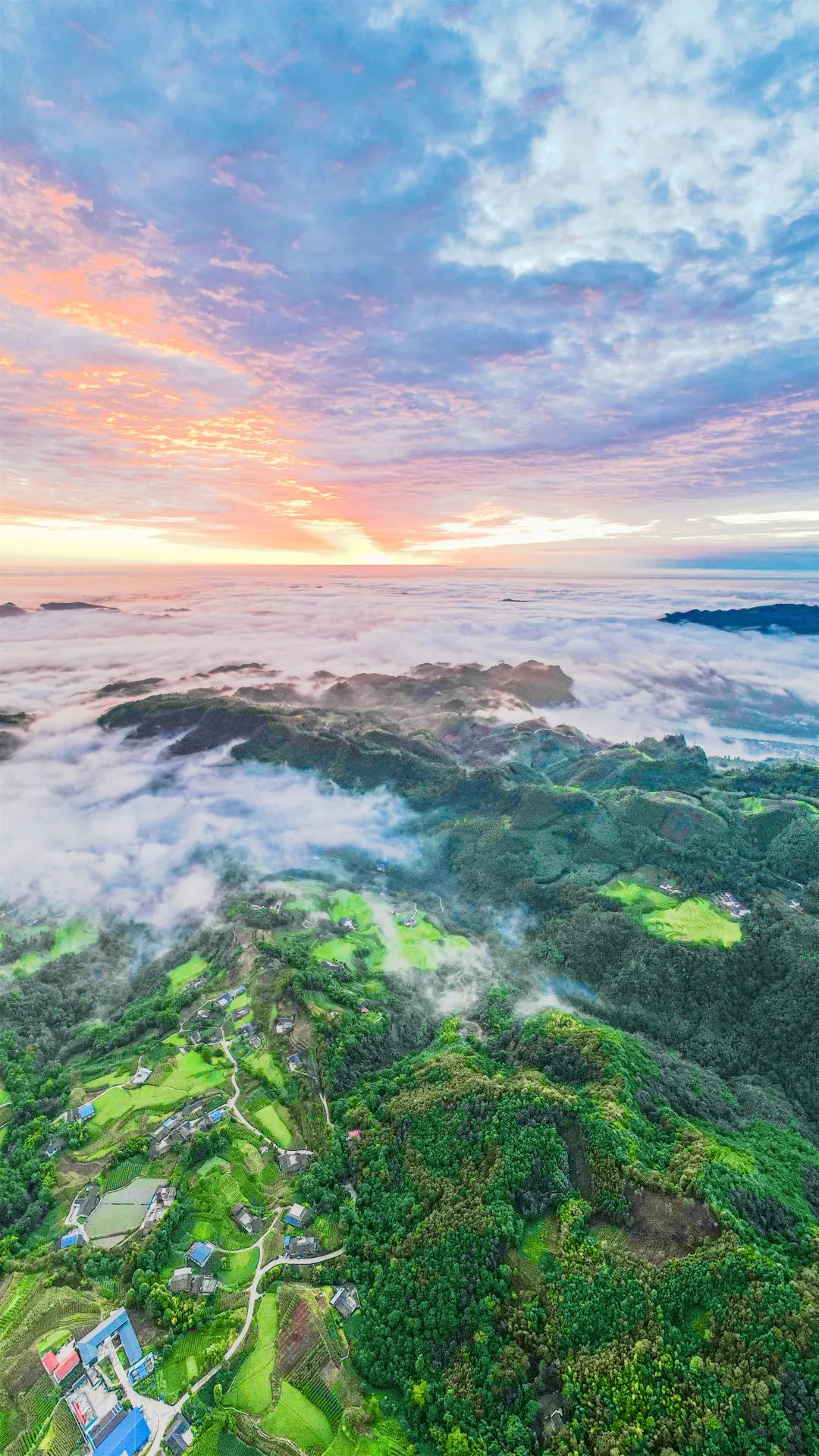 蝉鸣鸟啼的田园牧歌，藏在四川那抹绿色里！