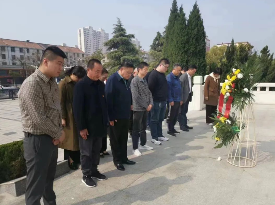 缅怀先烈 展望未来——安徽金马药业股份有限公司党支部开展清明祭奠英烈活动