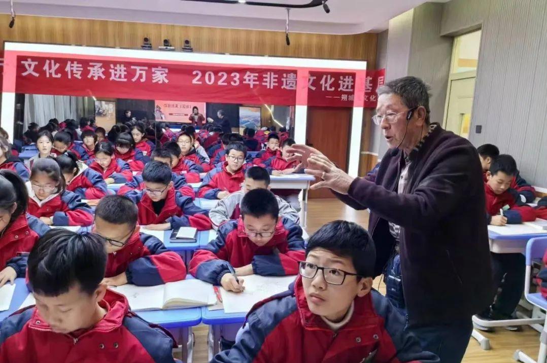 非遗传承助“双减”—朔城区第七中学传统文化进校园活动