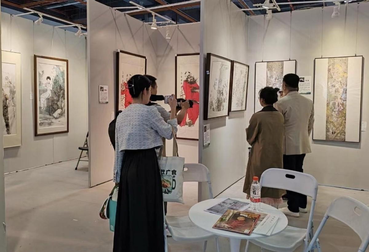第28届广州国际艺术博览会举行 曾镇溪钟馗系列国画作品亮相