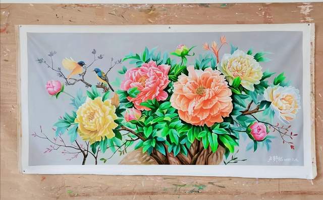 武穴市梅川镇：“木工”卢野墙绘作品惊艳大江南北