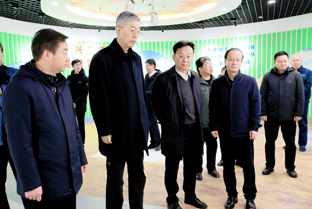 【荆楚快讯】中化学集团副总经理武宪功调研中化学新祥云新材料产业园项目
