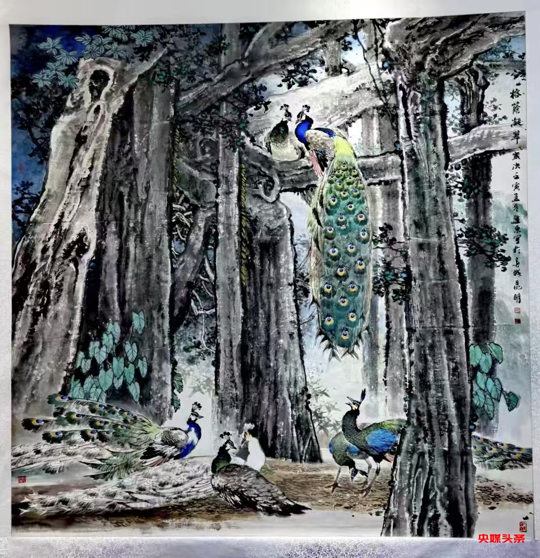 云岭春色中国画五人展昆明开幕 带你领略云南自然与文化之美